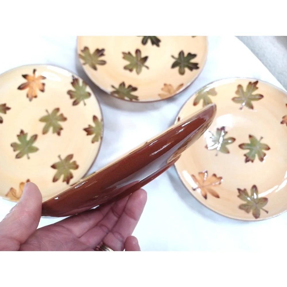 Pottery Barn 4 Harvest Gold 8 1/2